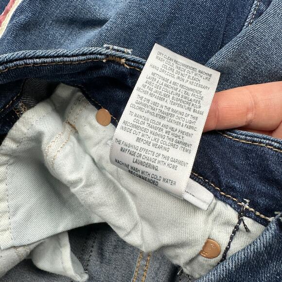 Joe's Jeans Honey High Rise Curvy Skinny Ankle Side Stripe Raina Distressed 29 - Picture 11 of 15